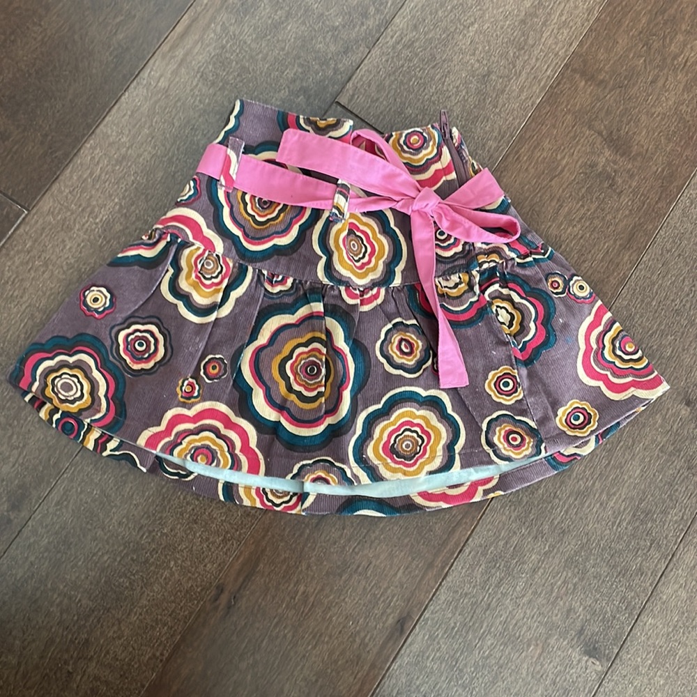 ChenOne Baby Girl’s Floral Tee with Skirt Matching Set - Picture 8 of 14